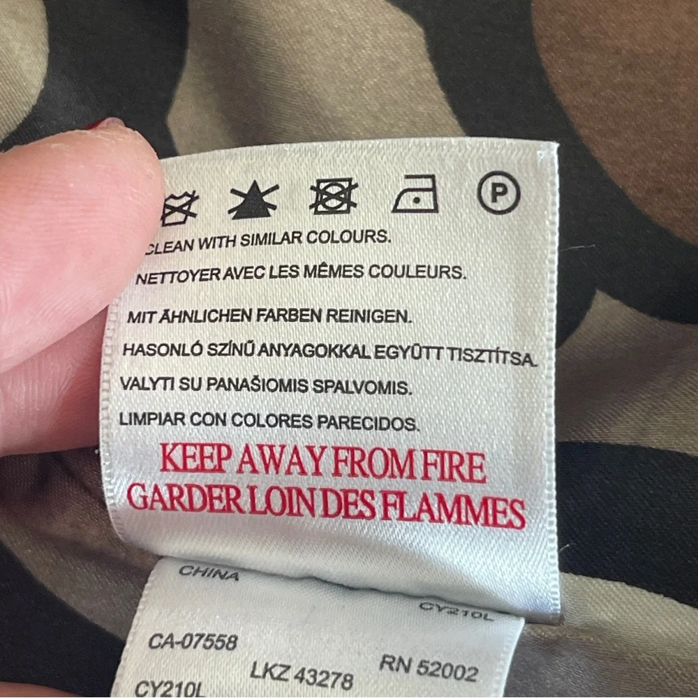 Mexx Cream Colored Lined Double Breast Trench Coat with belt Size 36 - Picture 10 of 16